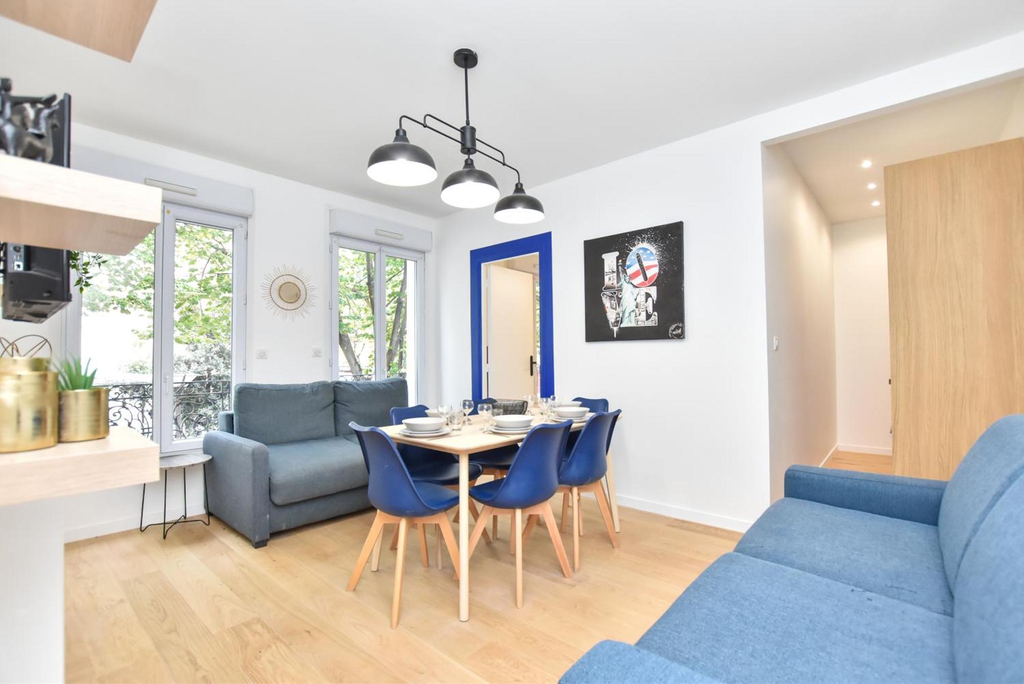 Authentic Apartment - 1Br-6P - Saint-Fargeau Paryż Zewnętrze zdjęcie
